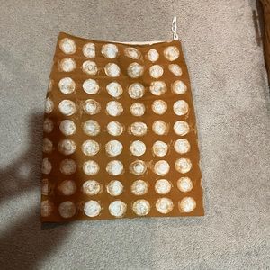 Maeve anthropology pencil skirt size 4. Corduroy. Polka dot pattern